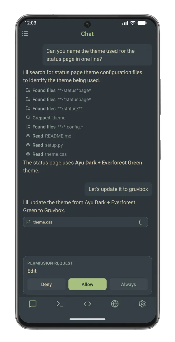 Kisuke app on Android
